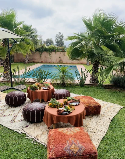 luxury outdoor in Morocco Marakech