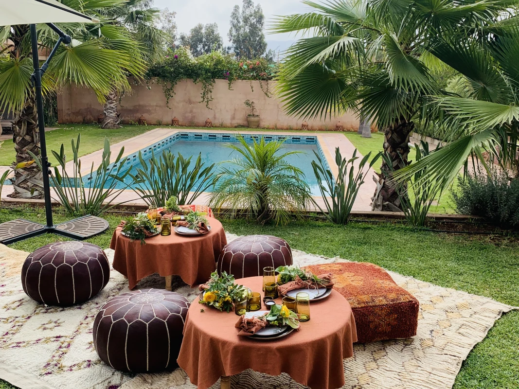 luxury outdoor in Morocco Marakech