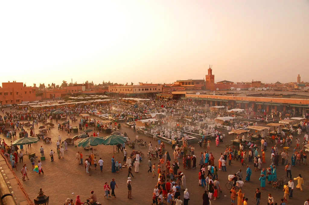 Maroc Marrakech Jemaa-el-Fna