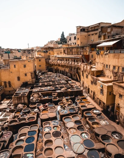 Chouara Tannery in Fes, Morocco